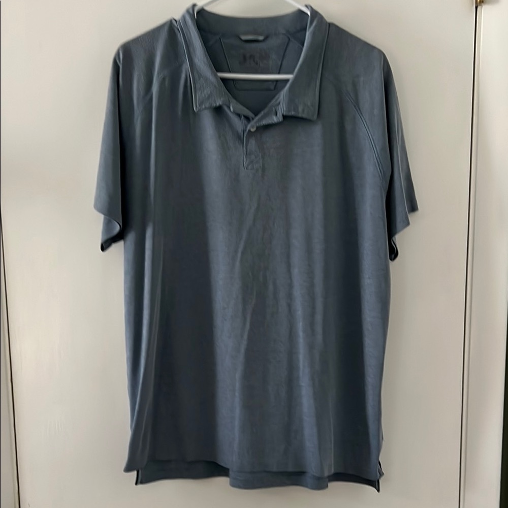 Just Living blue polo